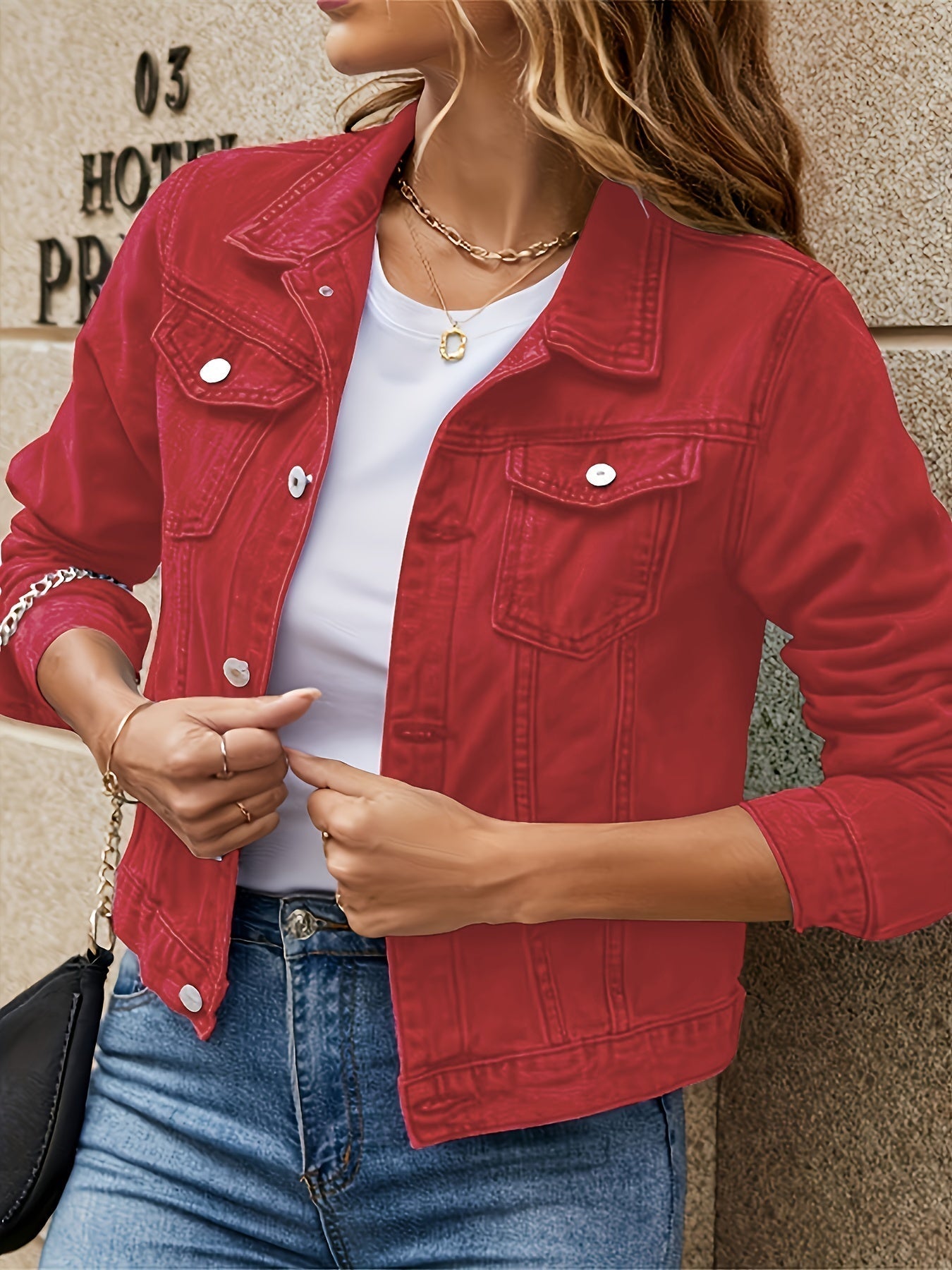 Robyn - Stylish Women’s Denim Jacket - Perfect Blend of Comfort and Fashion