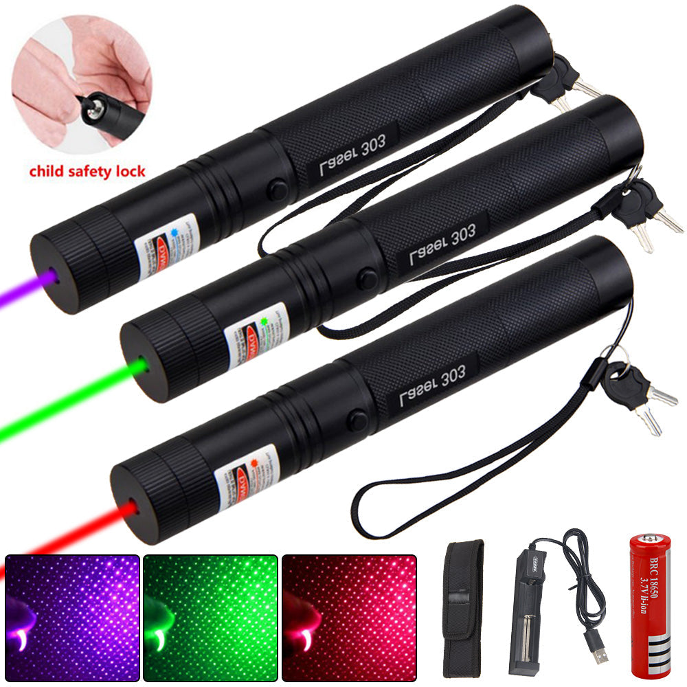 LaserPro - High Power Rechargeable Laser Pointer - Extended Range for Precision and Efficiency