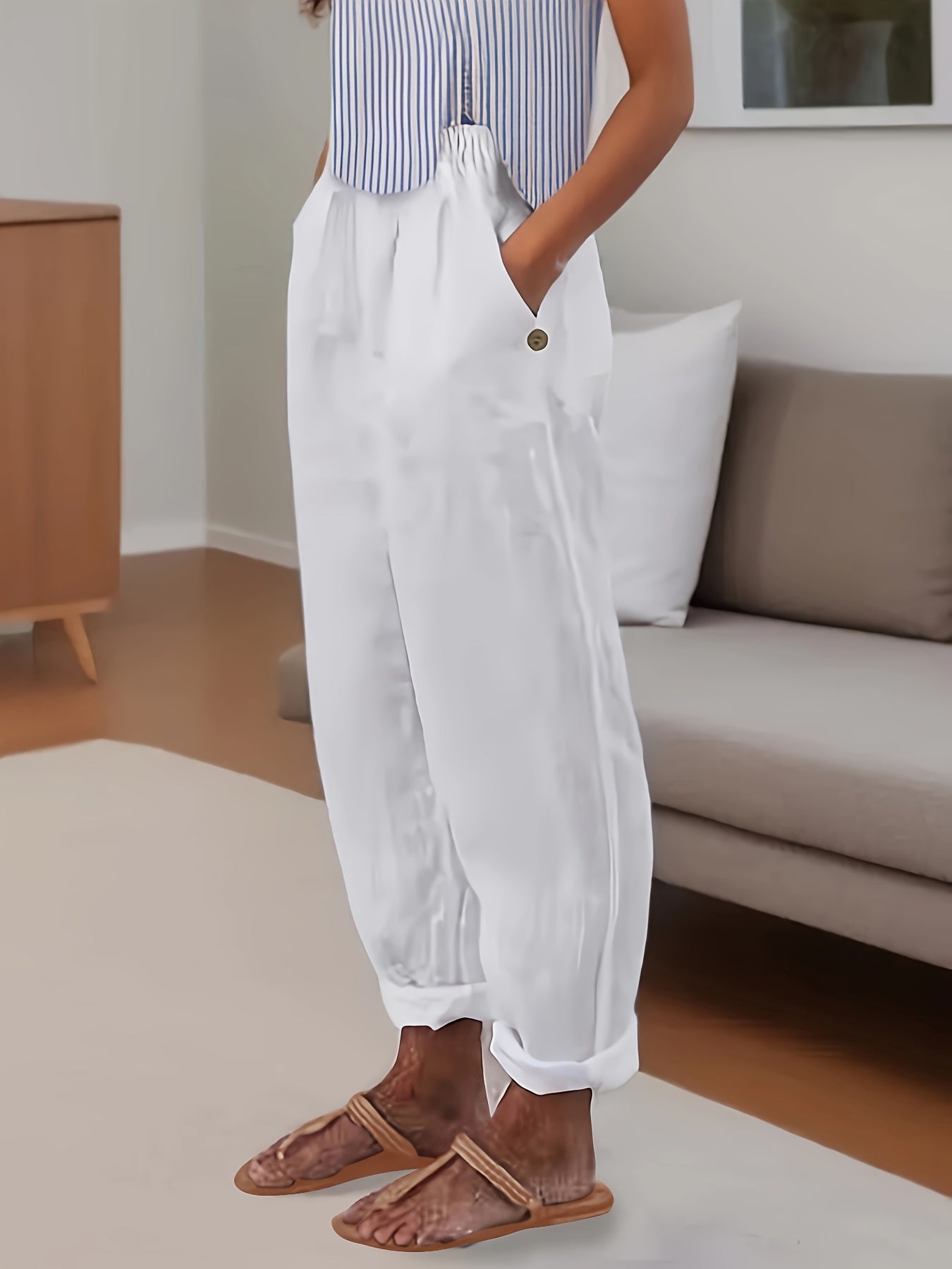 Amelia - Lightweight Summer Trousers for Women - Comfortable and Stylish for Warm Days