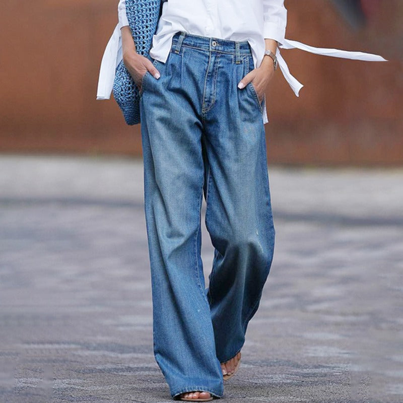 Layla - High-Quality Wide-Leg Jeans - Stylish Comfort and Perfect Fit