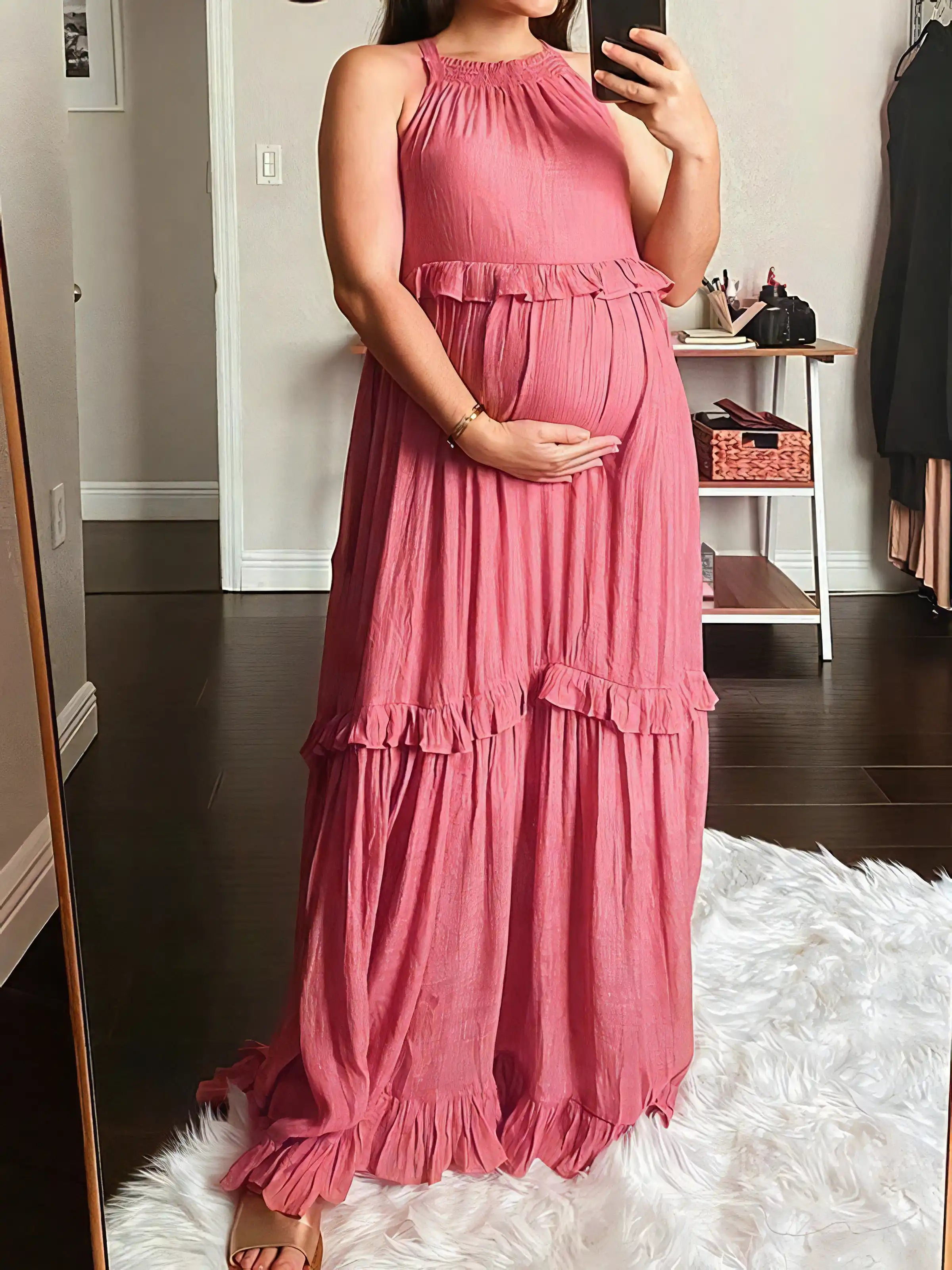 Erin - Flowy Summer Maxi Dress with Adjustable Straps - Perfect for Warm Days