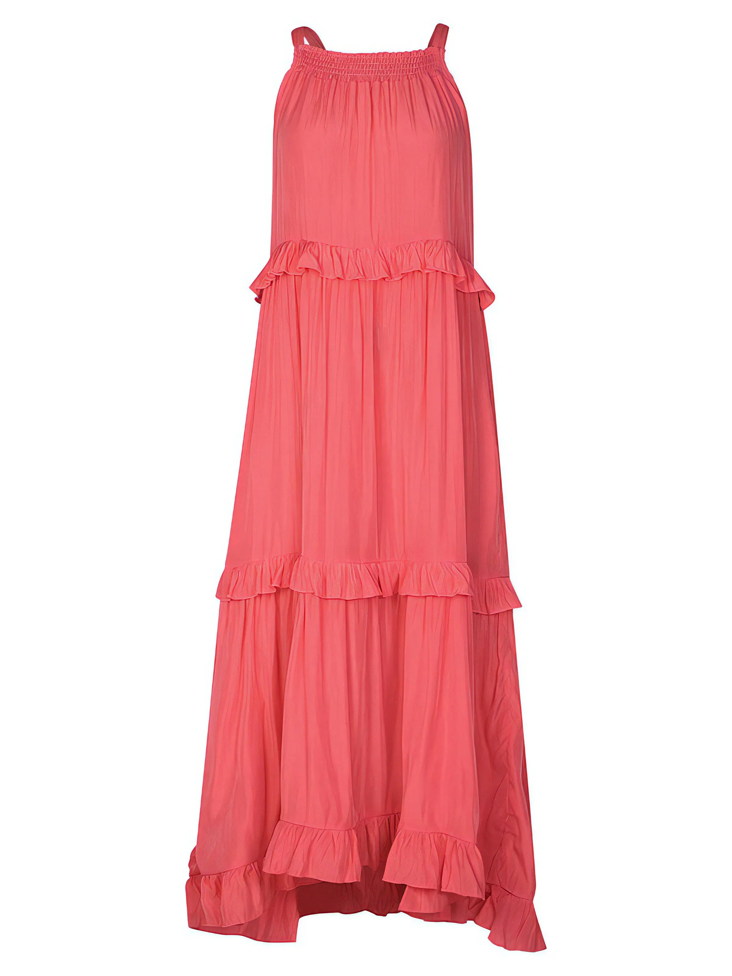 Erin - Flowy Summer Maxi Dress with Adjustable Straps - Perfect for Warm Days