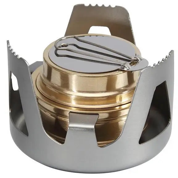 CampFlame - Lightweight Portable Alcohol Stove - Ideal for Camping and Outdoor Cooking