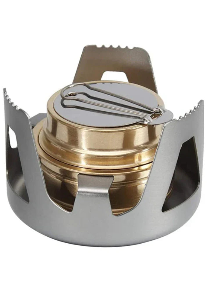 CampFlame - Lightweight Portable Alcohol Stove - Ideal for Camping and Outdoor Cooking