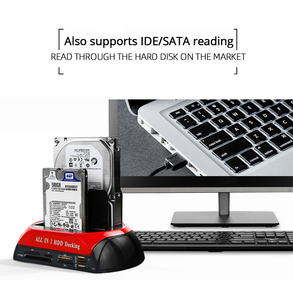 DockMax - Quick-Swap Hard Drive Docking Station - Simple Setup, No Installation Needed