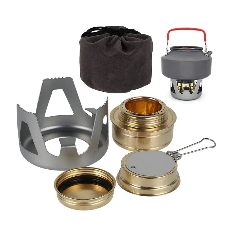 CampFlame - Lightweight Portable Alcohol Stove - Ideal for Camping and Outdoor Cooking