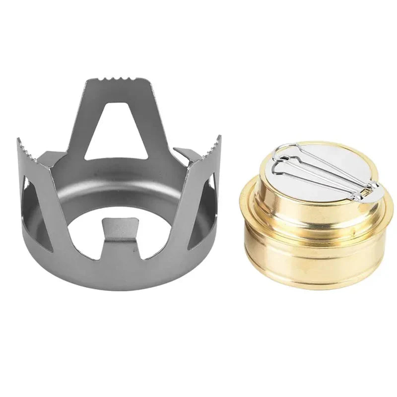 CampFlame - Lightweight Portable Alcohol Stove - Ideal for Camping and Outdoor Cooking