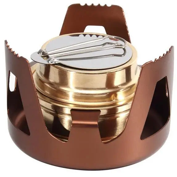 CampFlame - Lightweight Portable Alcohol Stove - Ideal for Camping and Outdoor Cooking