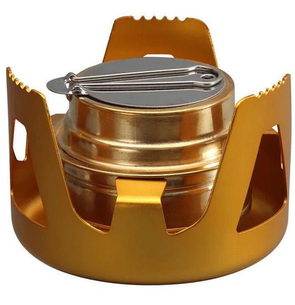 CampFlame - Lightweight Portable Alcohol Stove - Ideal for Camping and Outdoor Cooking