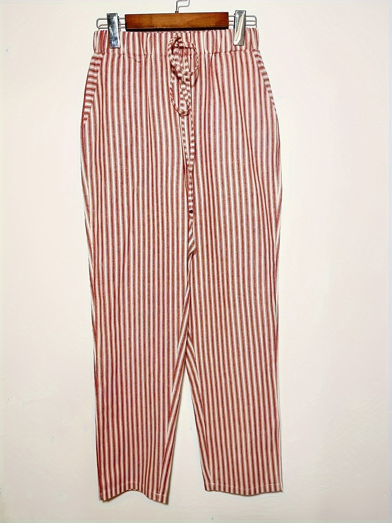 Olivia - Stylish Striped Summer Trousers - Perfect for Casual Days and Cool Comfort