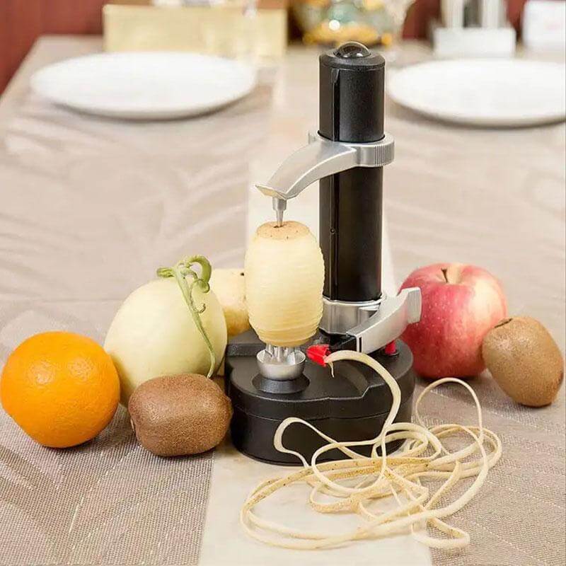 QuickPrep - Multifunctional Electric Peeler – Automatic Grating and Peeling for Quick Kitchen Prep