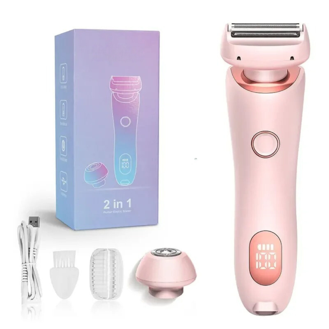 SmoothTrim - 2-in-1 Hair Removal Shaver - Waterproof, Ergonomic Design for Smooth Results
