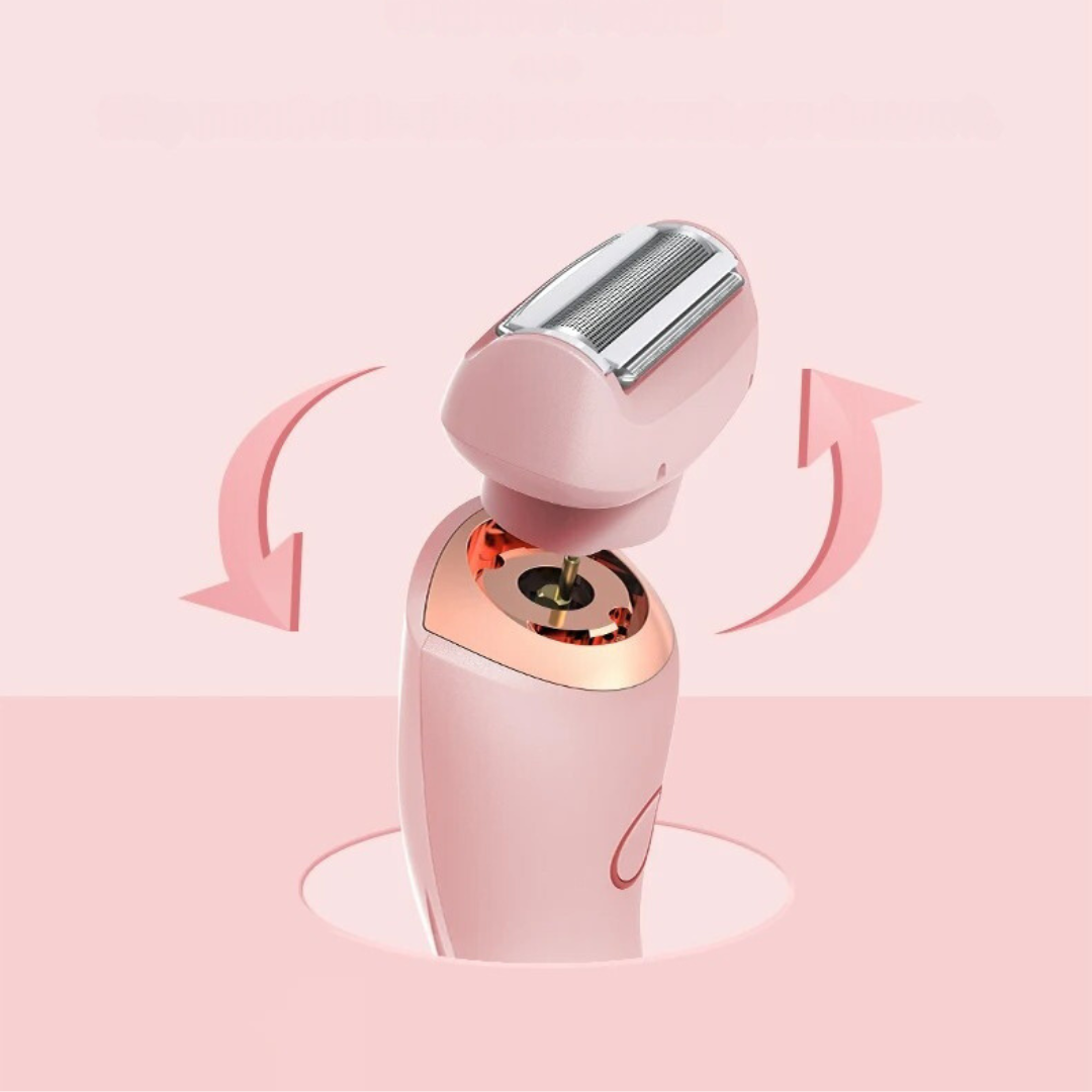 SmoothTrim - 2-in-1 Hair Removal Shaver - Waterproof, Ergonomic Design for Smooth Results