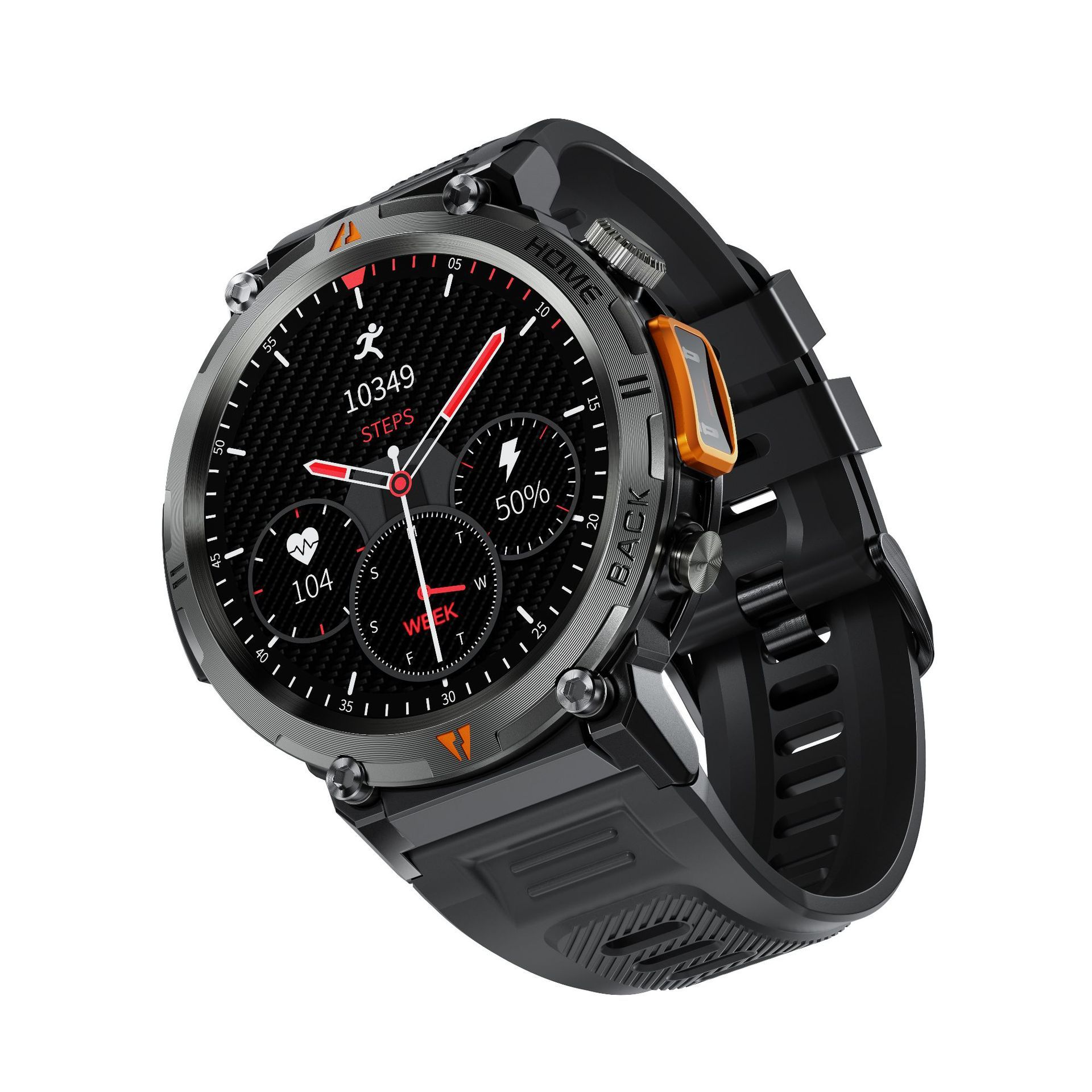 SmartSync - Stylish Bluetooth Smartwatch with Flashlight & Health Monitoring - Stay Connected Anytime
