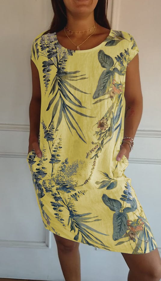 Millie - Comfortable Round Neck Dress for Everyday Elegance
