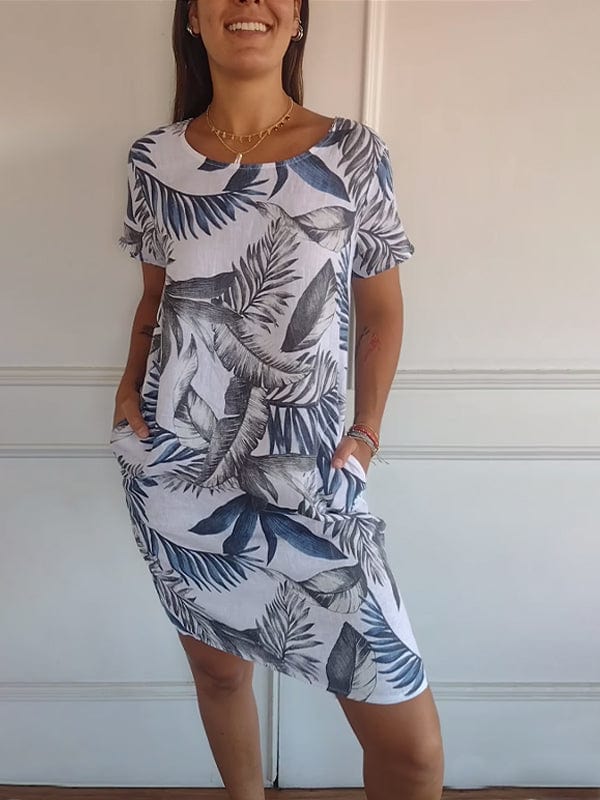 Millie - Comfortable Round Neck Dress for Everyday Elegance