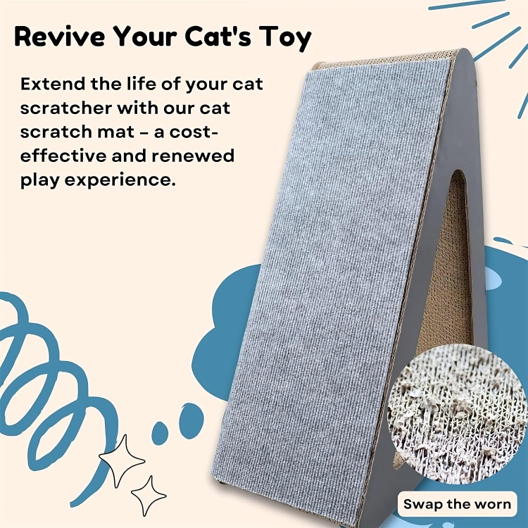 ClawSafe - Self-Adhesive Cat Scratching Mat - Protect Your Furniture with Durable Protection