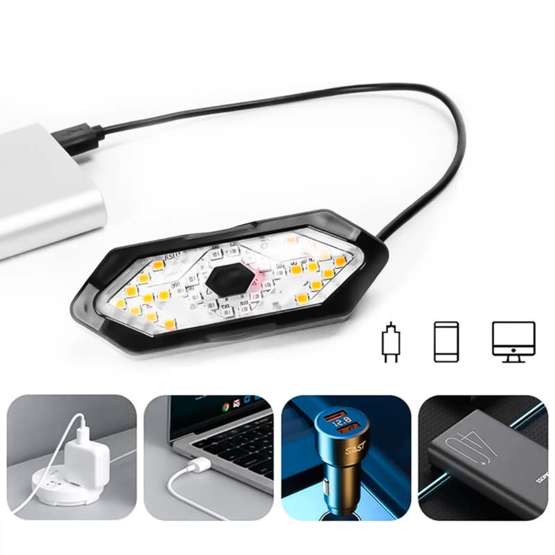 SafeRider - Wireless Bike Signal Light for Extra Safety - High Visibility & USB Rechargeable