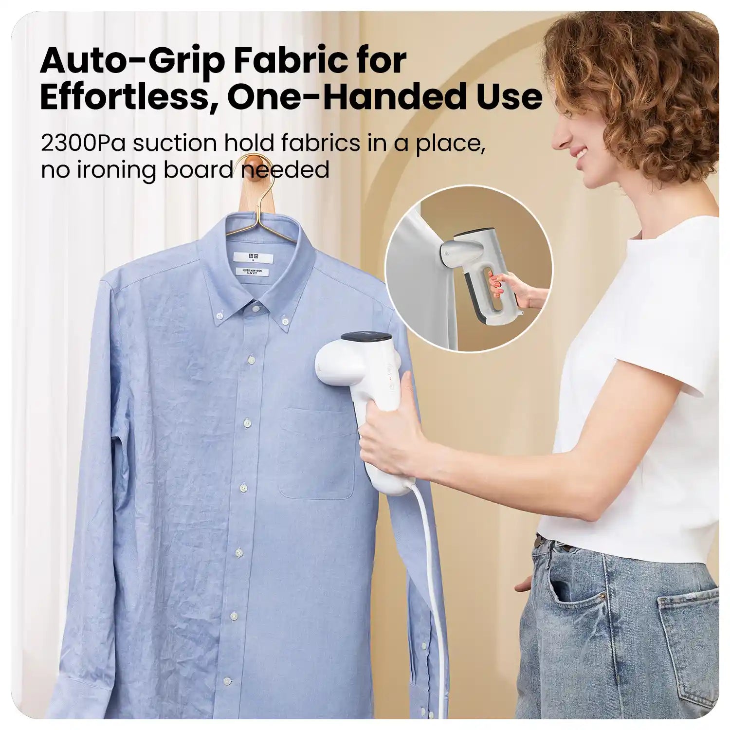 AeroSteam Pro – 2-in-1 Vacuum Steamer & Iron for Clothes