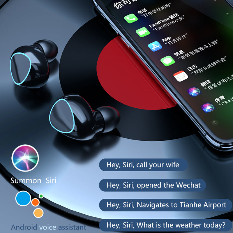 SoundWave - Wireless Earbuds with 3500mAh Charging Case - Automatic Connection & High-Quality Sound