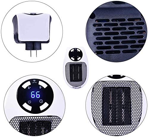 HeatWave - Compact Portable Electric Heater - Energy Efficient & Fast Heating Solution for Any Space