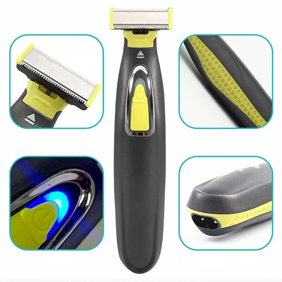 GroomPro - Portable Electric Shaver for Full Body - Smooth Shave Anywhere, Anytime