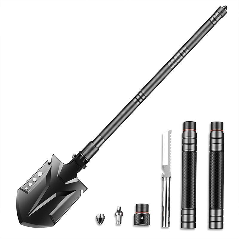 ForgeTac - TacticalPro Military Shovel - Enhanced Design for Strength and Versatility