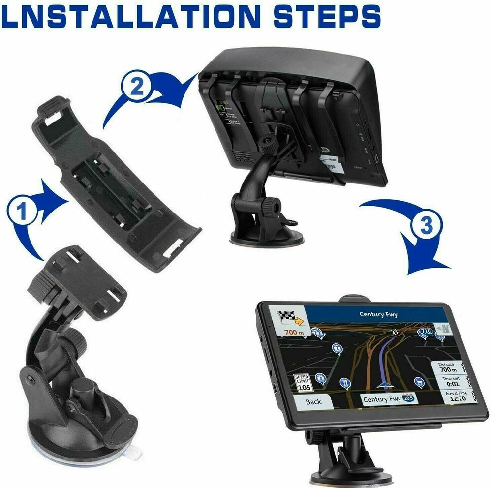MapEase - High-Performance GPS Navigation System - 256MB Storage for Cars & Trucks