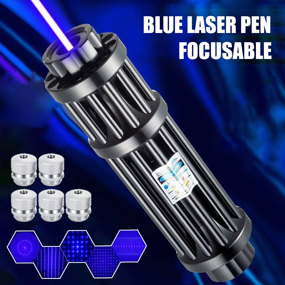 BlazeBright - Ultimate Tactical Laser Flashlight - High-Intensity Burning Blue Beam for Survival & Adventure