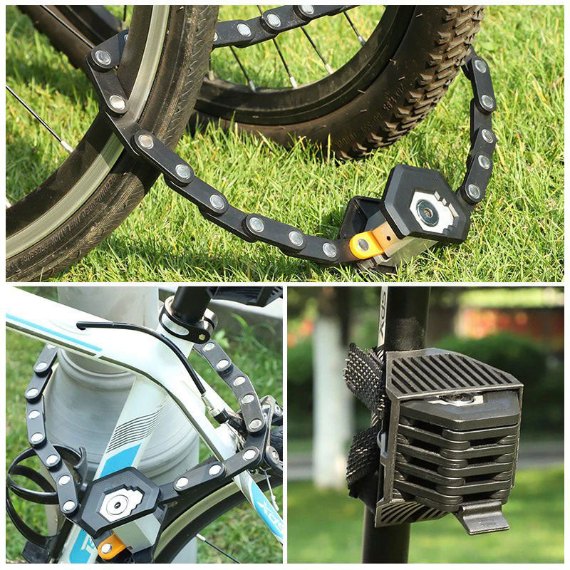 LockPro - Premium Foldable Bike Lock - Maximum Security for Urban Commuters