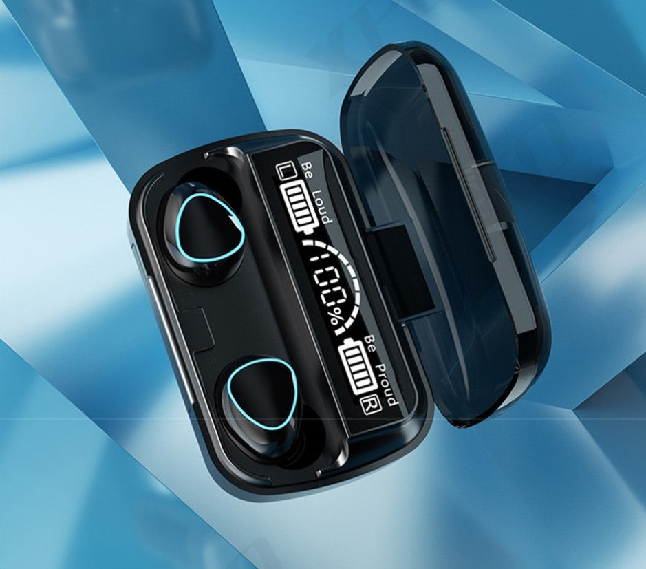 SoundWave - Wireless Earbuds with 3500mAh Charging Case - Automatic Connection & High-Quality Sound