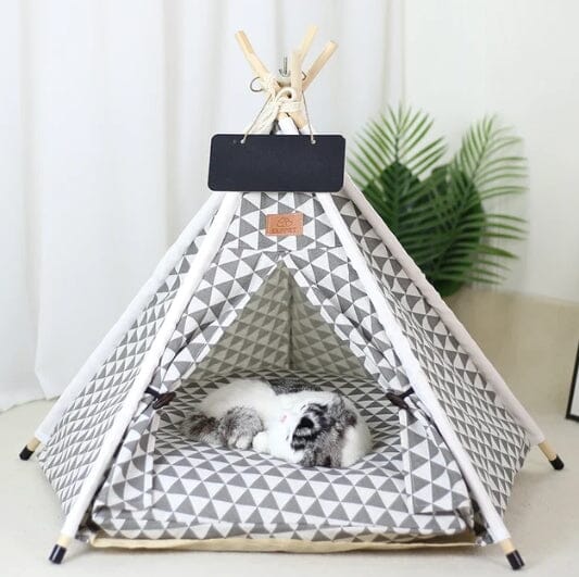 FurryNest - Portable Cozy Pet House with Washable Cushion - Perfect for Dogs and Cats