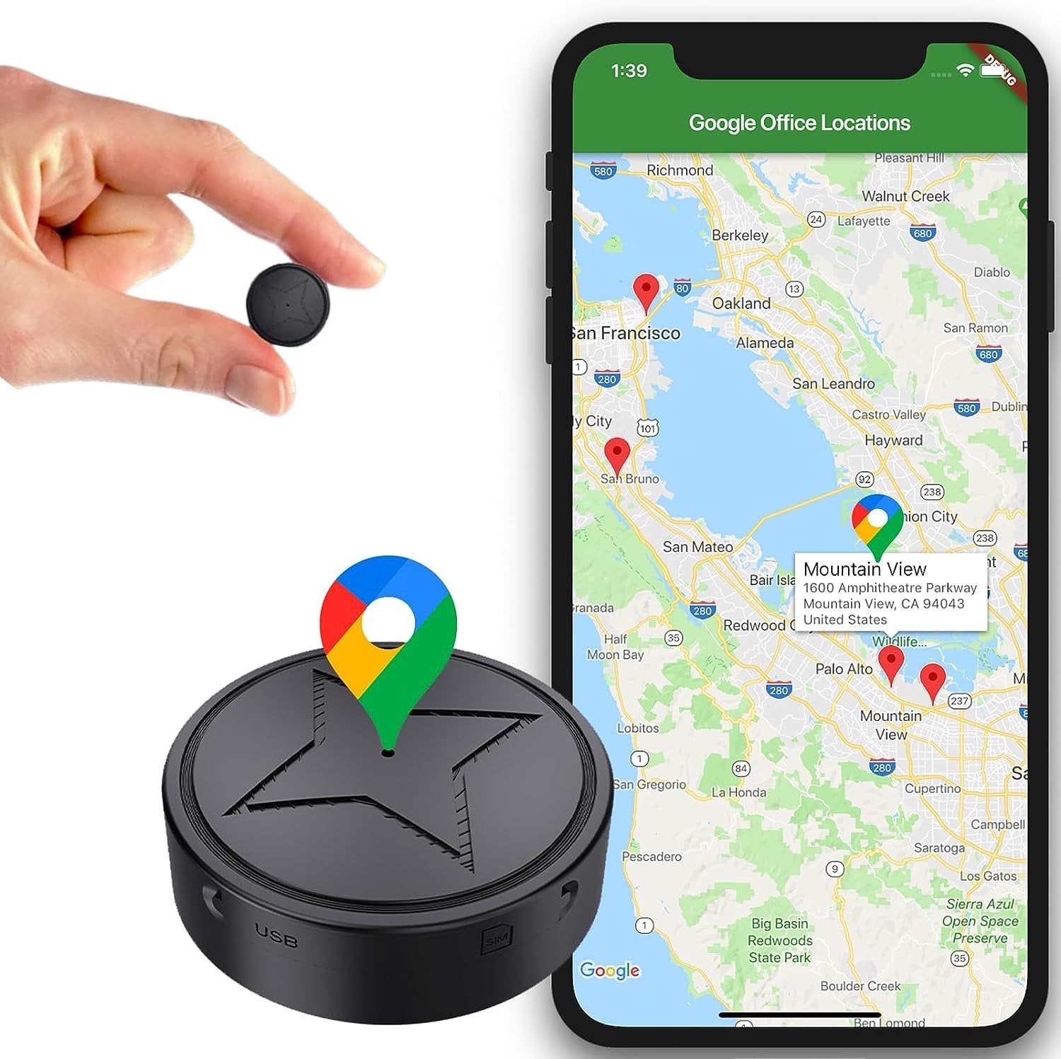 UltraTrack - Powerful Magnetic GPS Tracker - Secure and Reliable Tracking