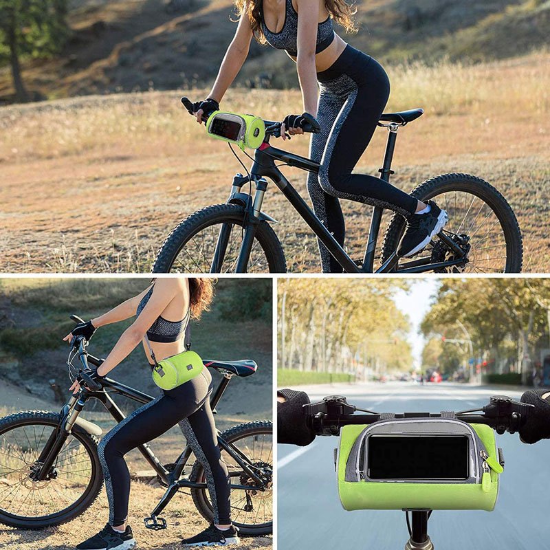 RideSafe - Waterproof Bicycle Bag - Touchscreen Access and Large Capacity for Easy Rides